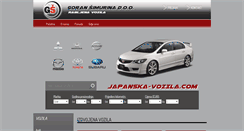 Desktop Screenshot of japanska-vozila.com