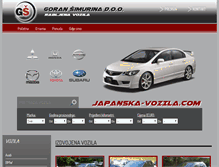 Tablet Screenshot of japanska-vozila.com
